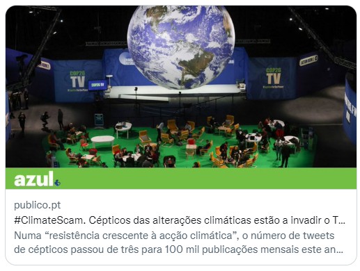 Entrevista ao Público de João Miguel Dias (CESAM/DFIS)